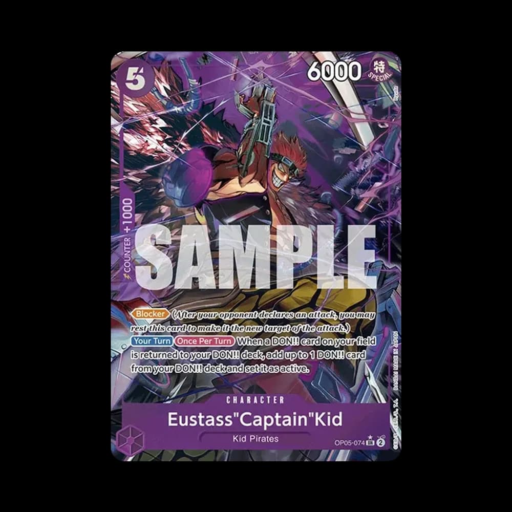 Eustass"Captain"Kid SR-P [OP05-074] [EN](Premium Booster "ONE PIECE CARD THE BEST")