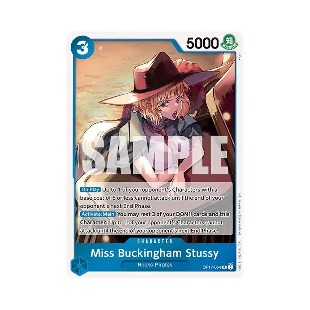 Miss Buckingham Stussy R [OP17-054][EN](Booster Pack "THE WORLD’S STRONGEST WARRIORS")