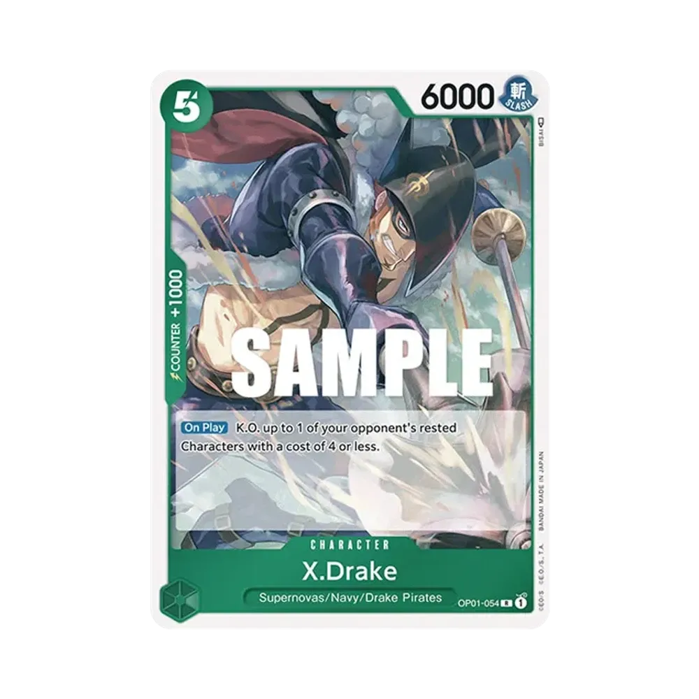 X.Drake R [OP01-054] [EN](Booster Pack "ROMANCE DAWN")