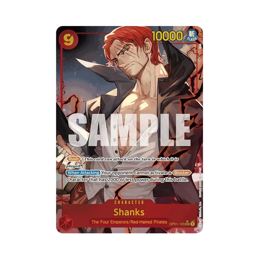 Shanks SEC-P [OP01-120] [EN](Premium Booster "ONE PIECE CARD THE BEST")