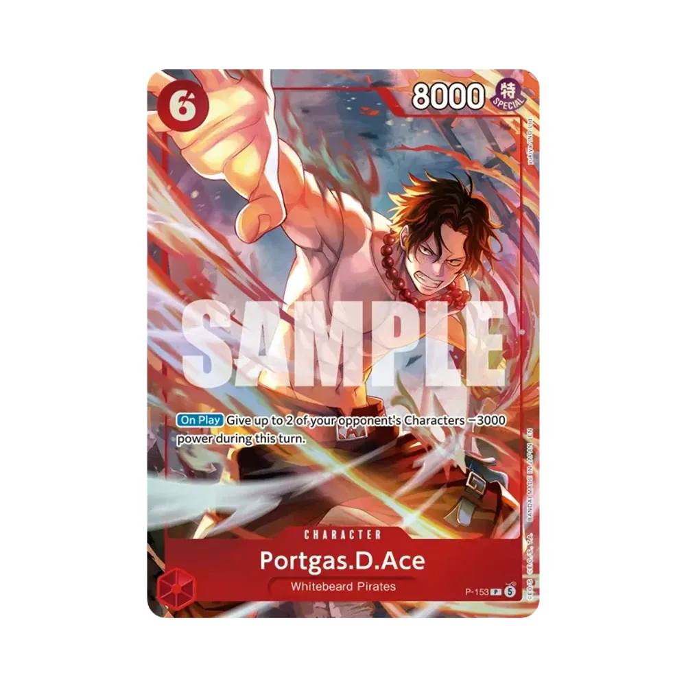 Portgas.D.Ace P [P-153][EN](Premium Card Collection "Flame-Flame Fruit Coliseum Edition")
