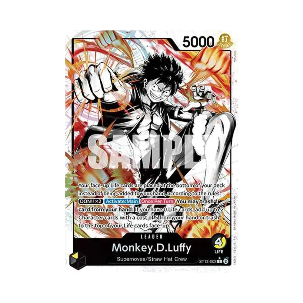 Monkey.D.Luffy L-P [ST13-003] [EN](Ultra DecK "The Three Brothers")