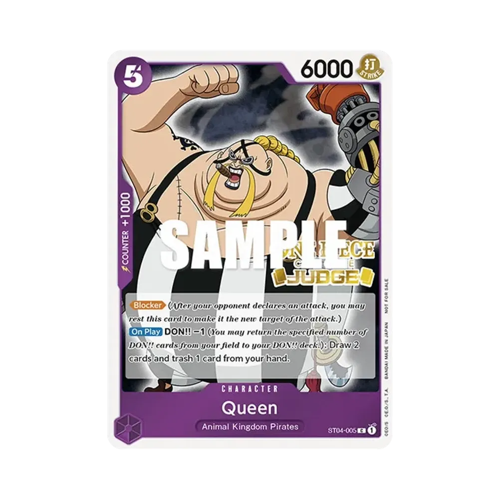 Queen C [ST04-005] [EN](Promotional Card "Judge Pack Vol.2")