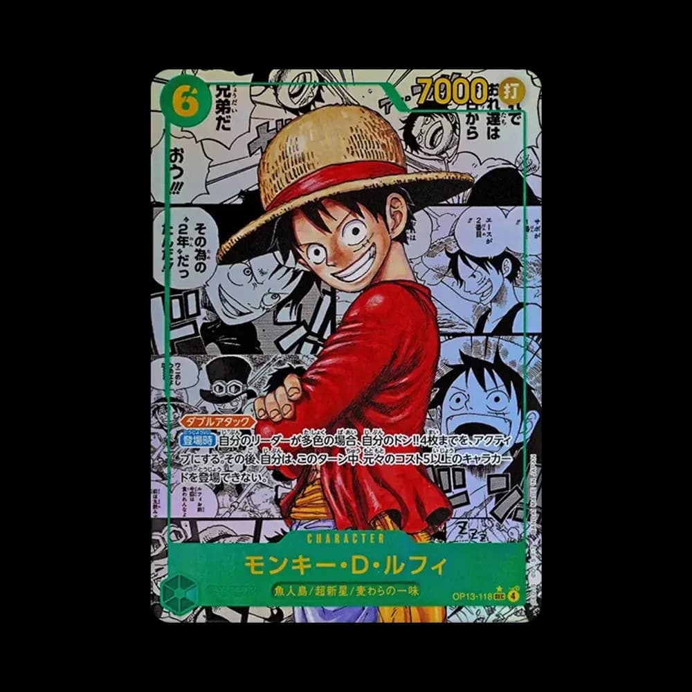 Monkey.D.Luffy SEC-SP (Comic Parallel) [OP13-118](Booster Pack "CARRYING ON HIS WILL")
