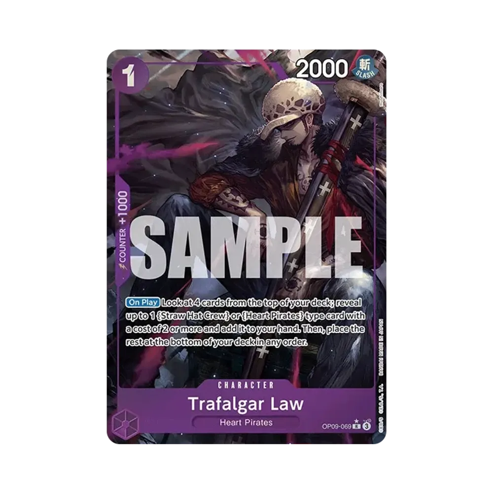 Trafalgar Law R-P [OP09-069] [EN](Booster Pack "Emperors in the New World")