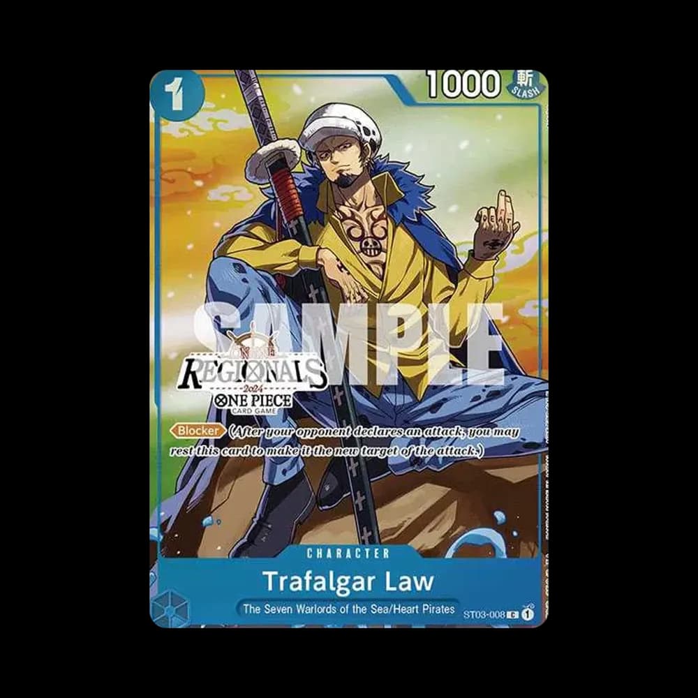 Trafalgar Law C [ST03-008] [EN](Promotional Card "Online Regional Participations Pack 2024 Vol.2")