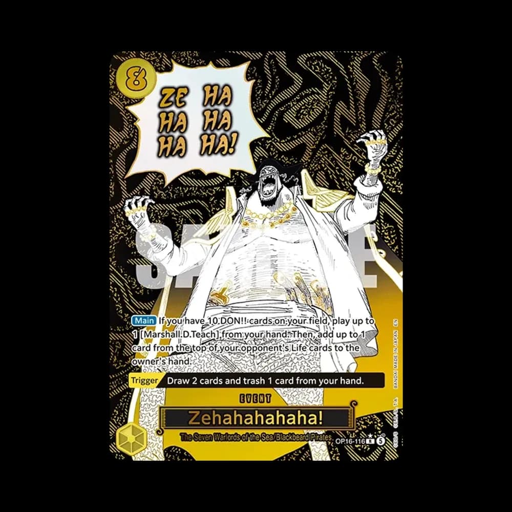 Zehahahahaha! R-P [OP16-116][EN](Booster Pack "THE TIME OF BATTLE")