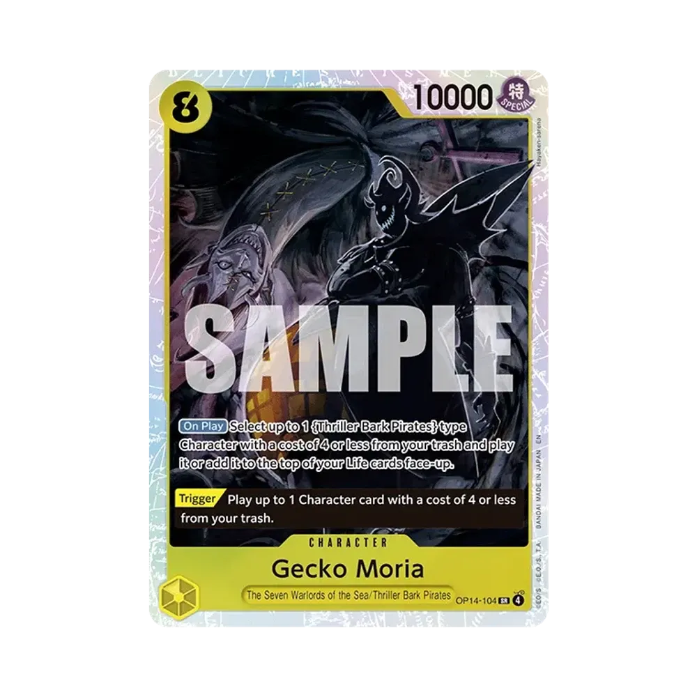 Gecko Moria SR [OP14-104] [EN] (Booster Pack "THE AZURE SEA'S SEVEN")