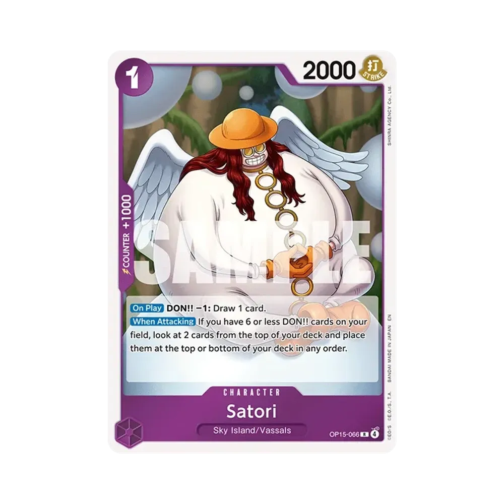 Satori R [OP15-066][EN](Booster Pack "ADVENTURE ON KAMI’S ISLAND")