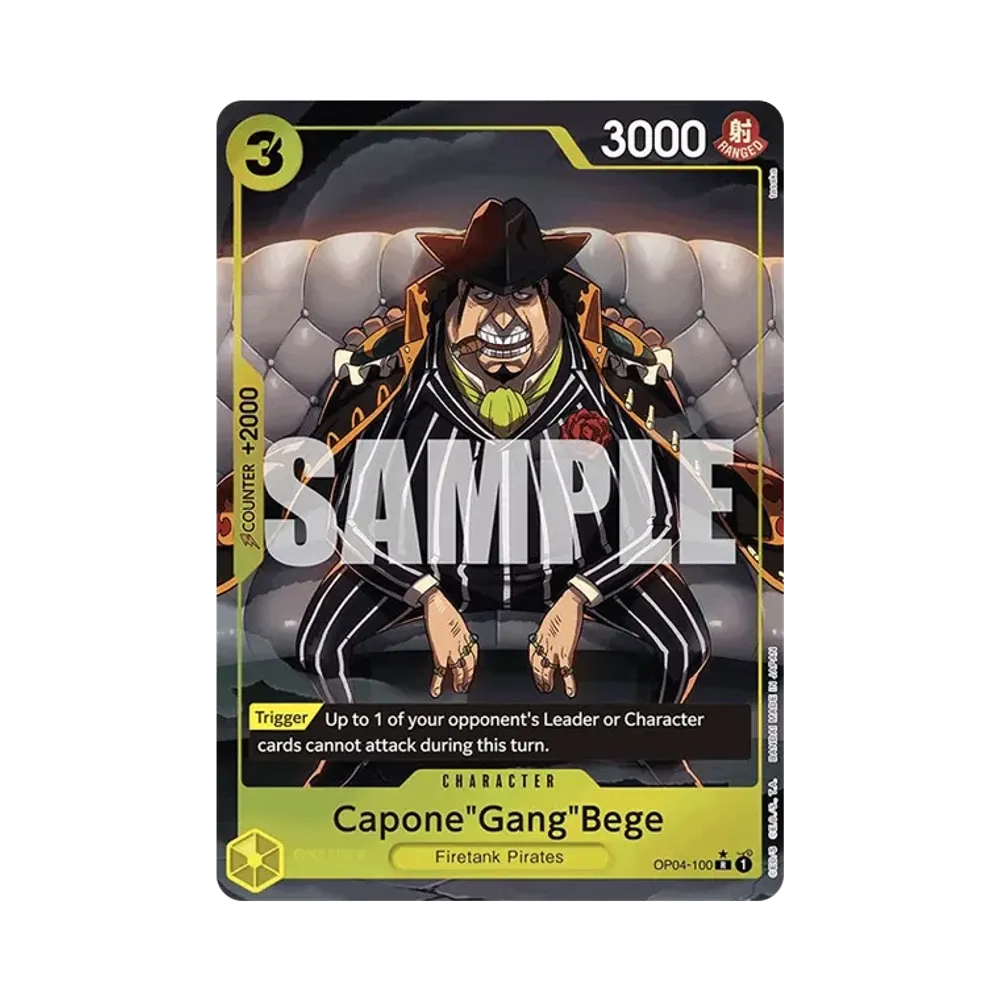 Capone"Gang"Bege R-P [OP04-100] [EN](Premium Booster "ONE PIECE CARD THE BEST")