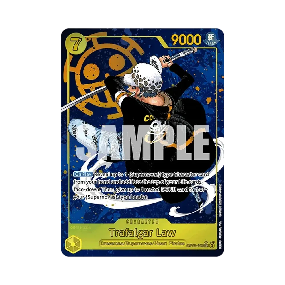 Trafalgar Law SEC-P [OP10-119] [EN](Booster Pack "Royal Blood")