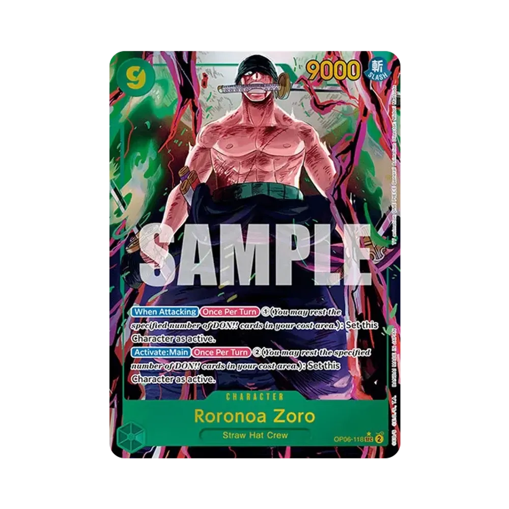 Roronoa Zoro SEC-P [OP06-118] [EN](Booster Pack "Wings Of The Captain")