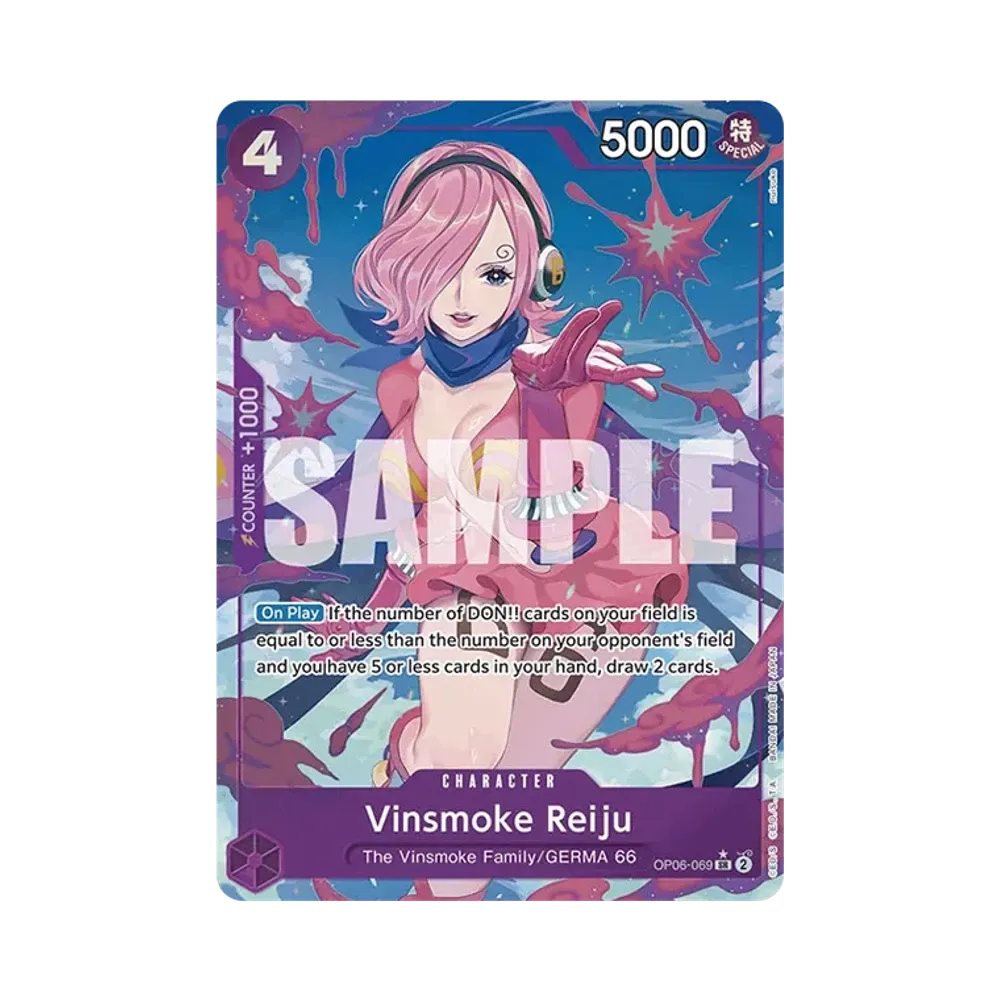 Vinsmoke Reiju SR-P [OP06-069] [EN](Premium Booster "ONE PIECE CARD THE BEST")