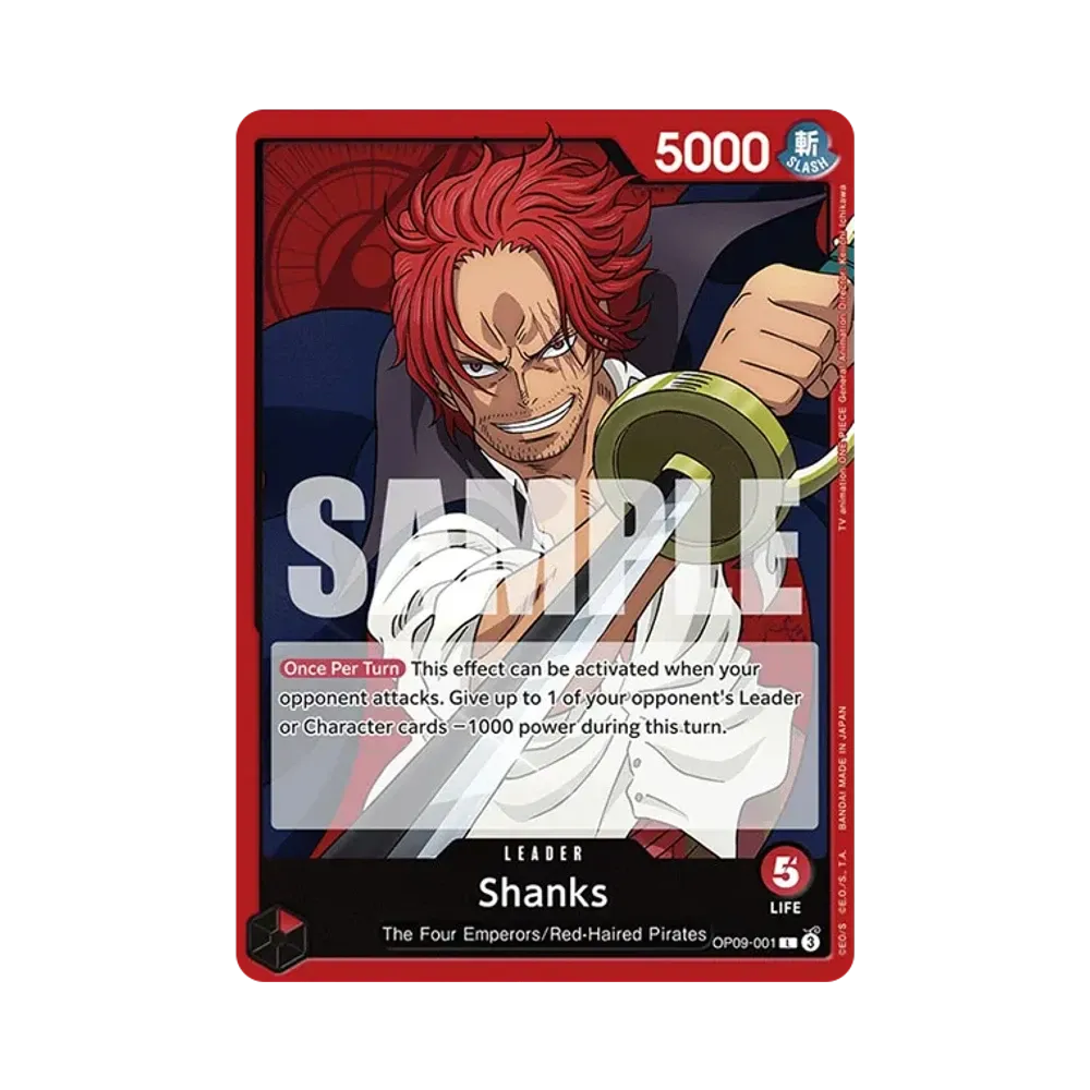 Shanks L [OP09-001] [EN](Booster Pack "Emperors in the New World")