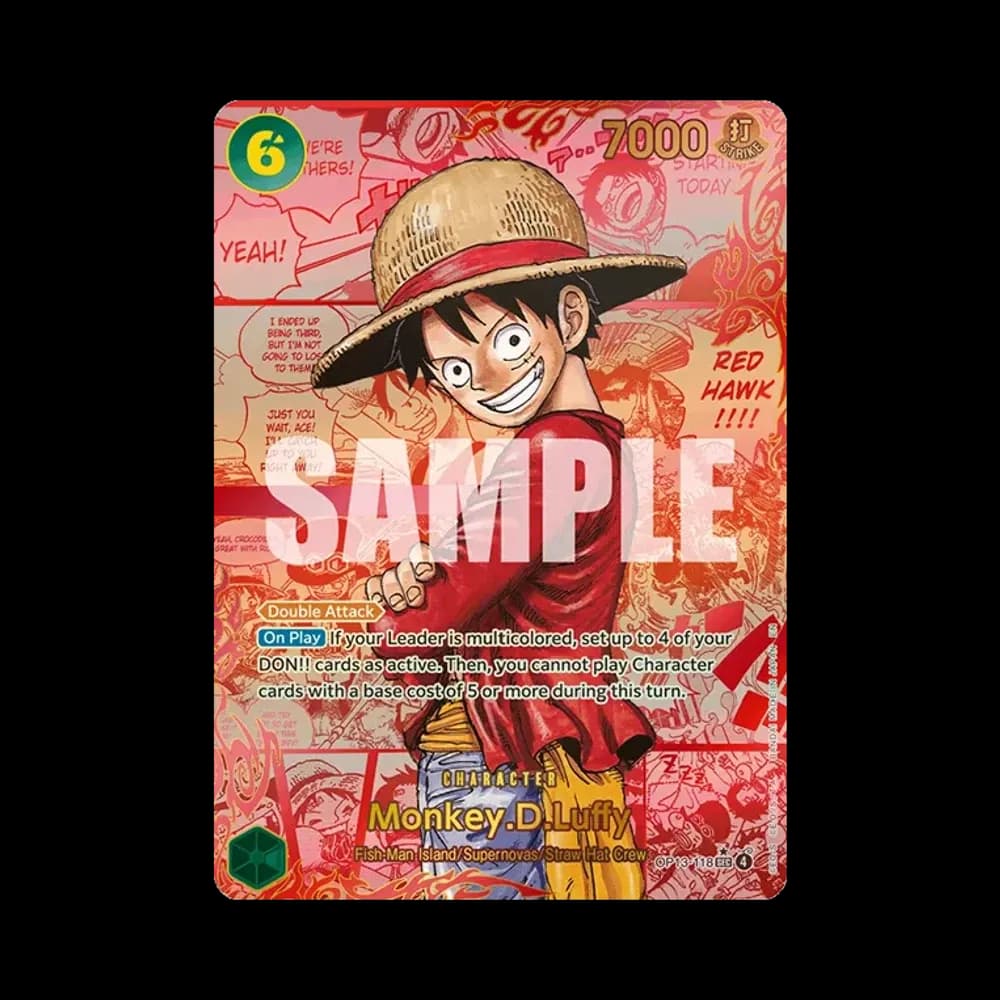 Monkey.D.Luffy SEC-RSP (Red Comic Parallel) [OP13-118] [EN](Booster Pack "CARRYING ON HIS WILL")
