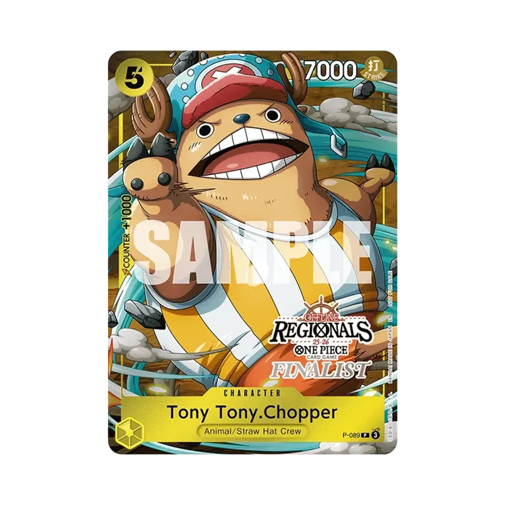 Tony Tony.Chopper P [P-089] [EN](Promotional Card "Offline Regional Finalist Card Set 25-26 Season 2")