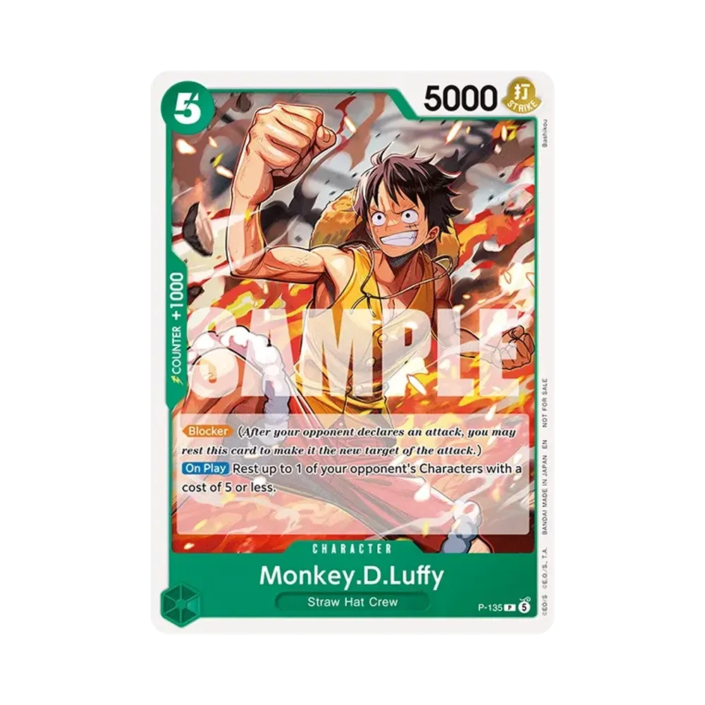 Monkey.D.Luffy P :Participation [P-135][EN](Promotional Card "OP-16 Release Event")
