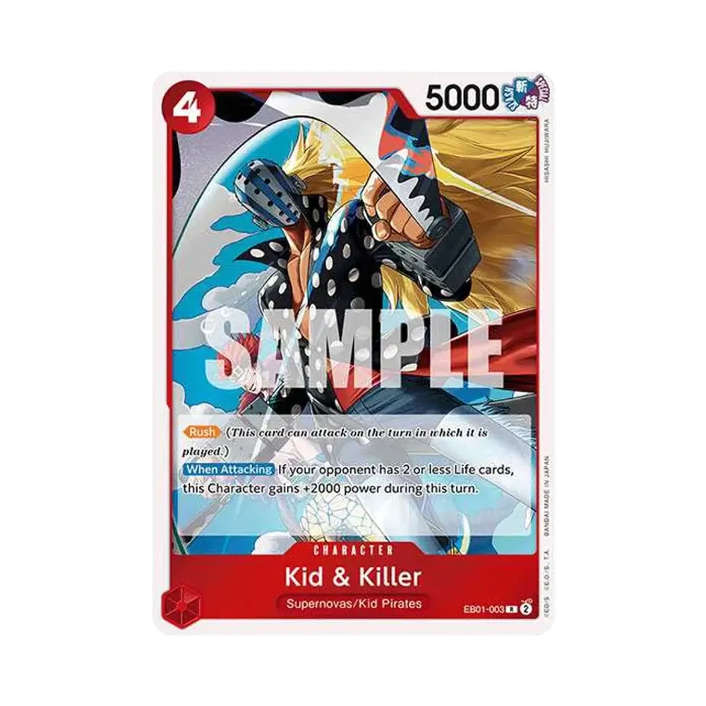 Kid & Killer R [EB01-003] [EN](Extra Booster "Memorial Collection")