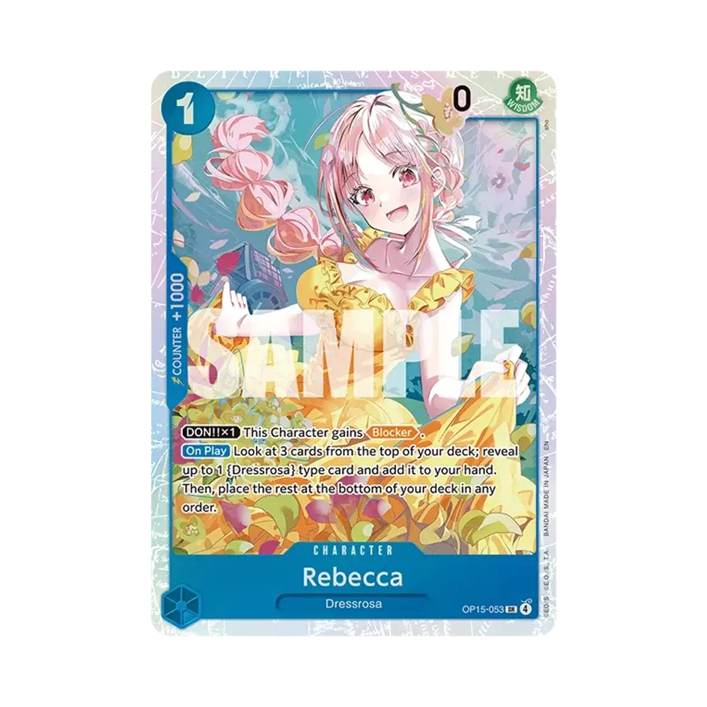 Rebecca SR [OP15-053][EN](Booster Pack "ADVENTURE ON KAMI’S ISLAND")