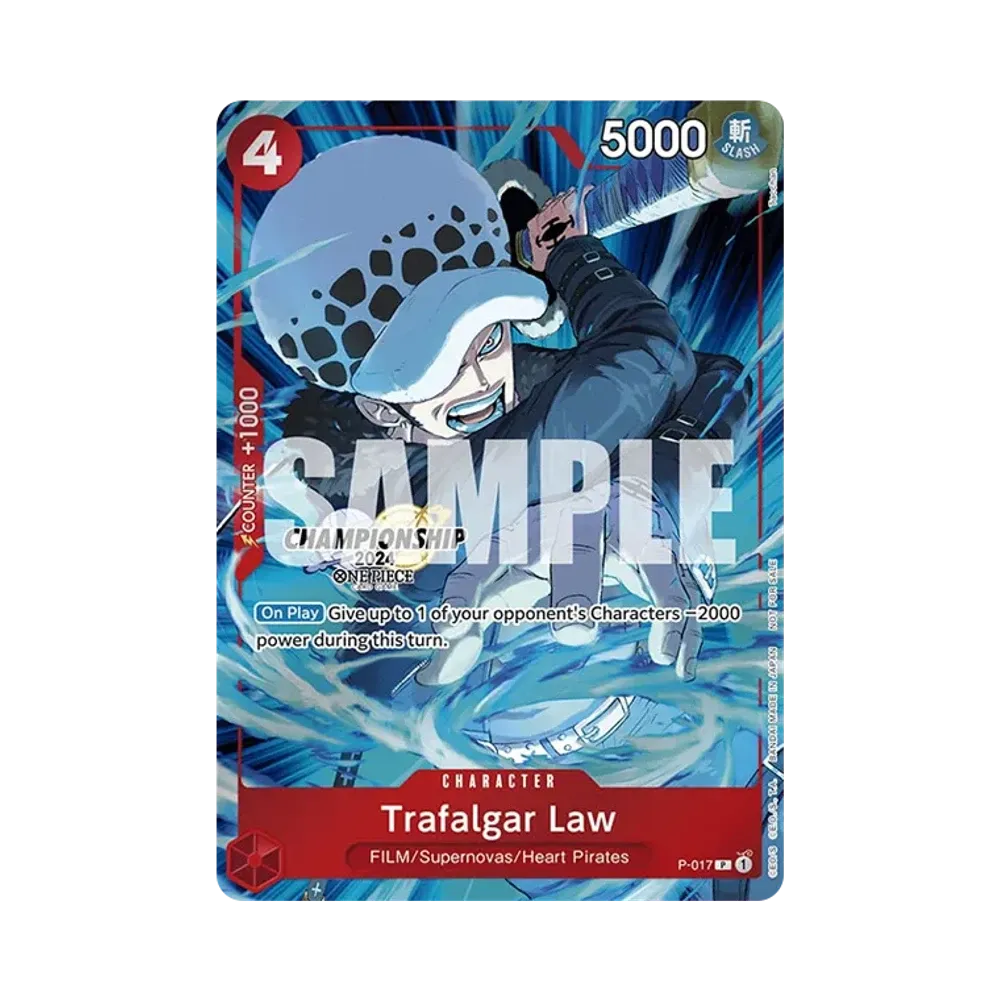 Trafalgar Law P [P-017] [EN](Promotional Card "Championship 2024 Celebration Pack")