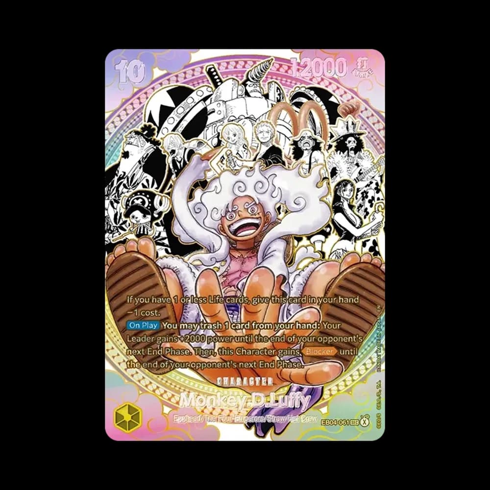 Monkey.D.Luffy SEC-SP (Manga Alt Art) :Pirate Crew Super Parallel [EB04-061][EN](Booster Pack "THE WORLD’S STRONGEST WARRIORS")