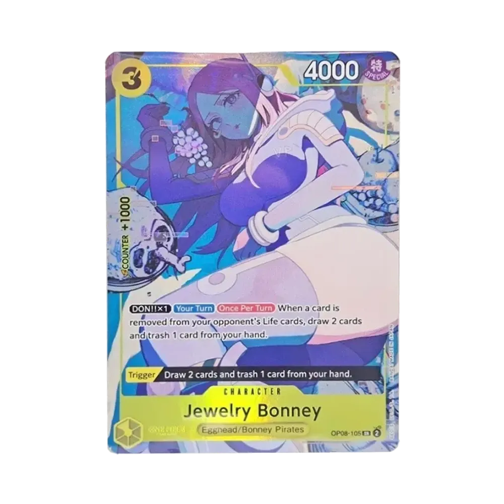 Jewelry Bonney SR [OP08-105] [EN](Promotional Card "Illustration Box EX")