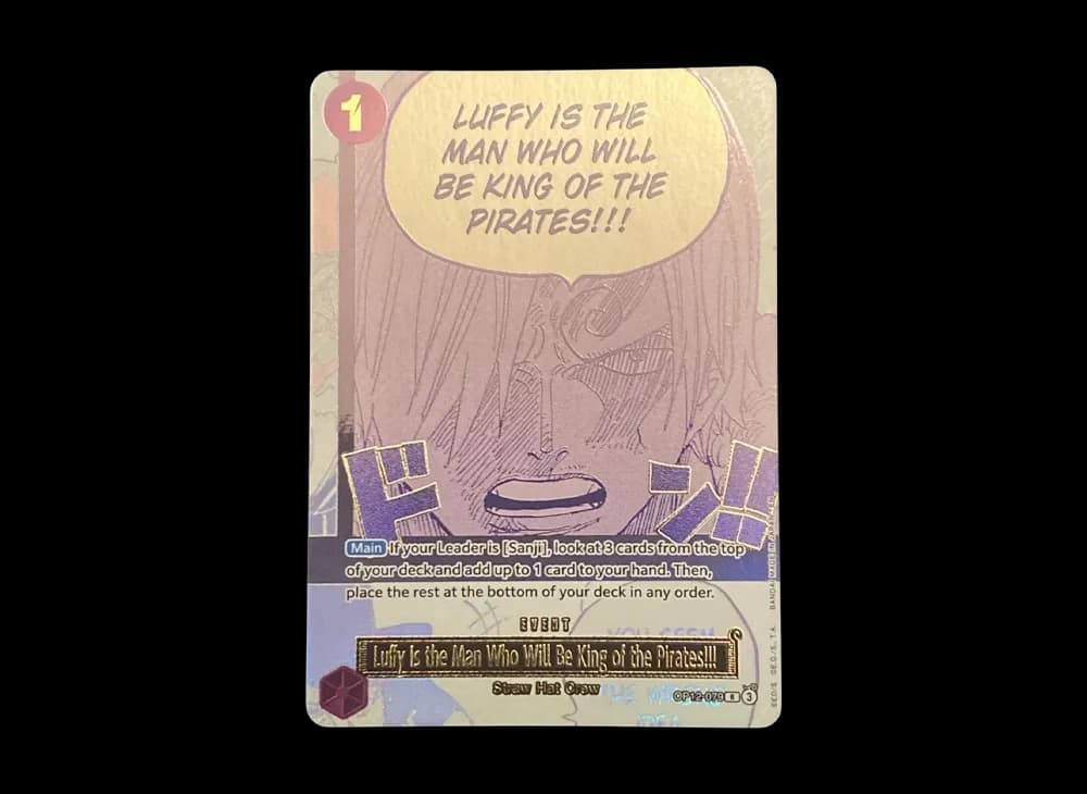 Luffy Is the Man Who Will Be King of the Pirates!!! R [OP12-079][EN](ANNIVERSARY SET "Japanese 3rd ANNIVERSARY SET English Ver.")