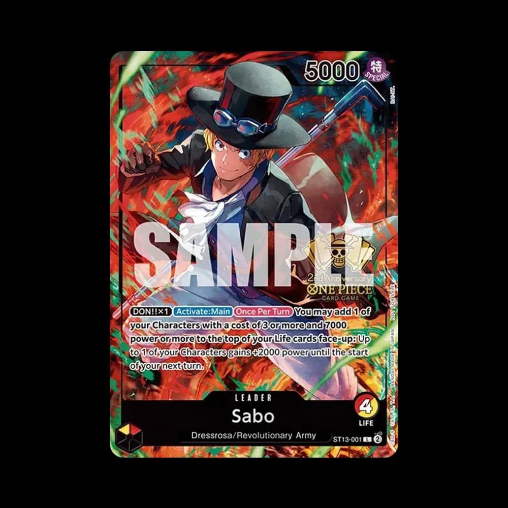 Sabo L [ST13-001] [EN](Promotional Card "2nd Anniversary Tournament Winner")