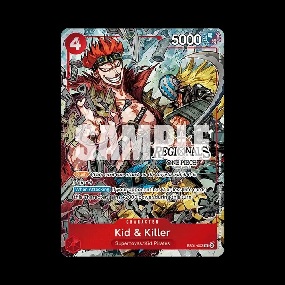 Kid & Killer R [EB01-003] [EN](Promotional Card "Offline Regional Participation Pack 2025 vol.2")
