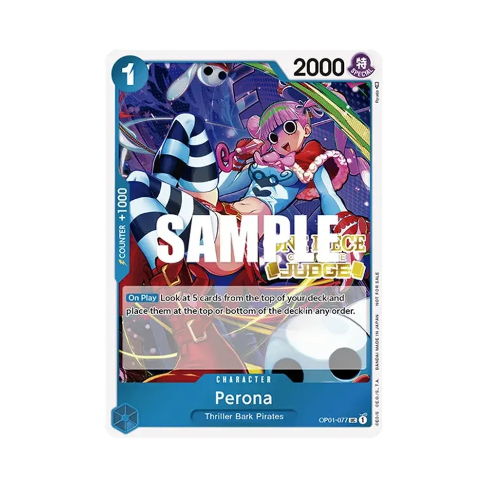 Perona UC [OP01-077] [EN](Promotional Card "Judge Pack Vol.2")