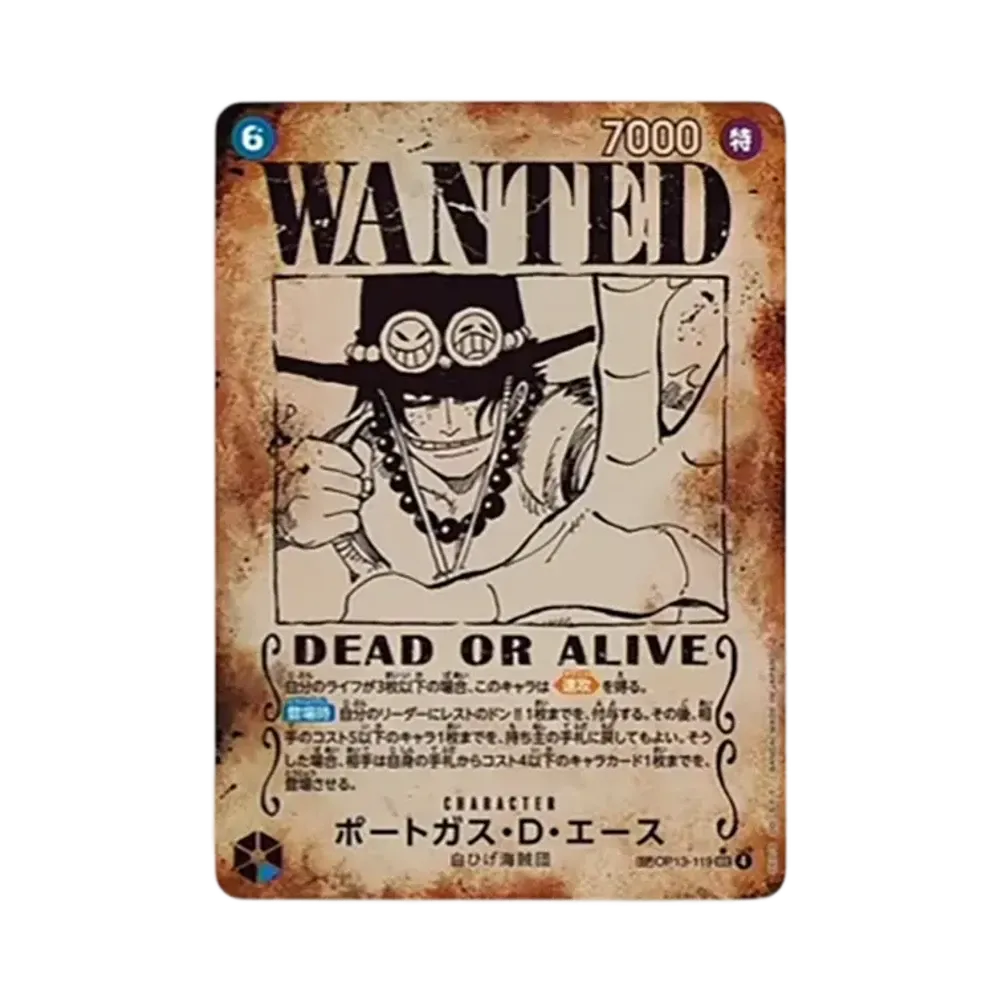 Portgas.D.Ace : Wanted SEC-SPC [OP13-119](Booster Pack "CARRYING ON HIS WILL")