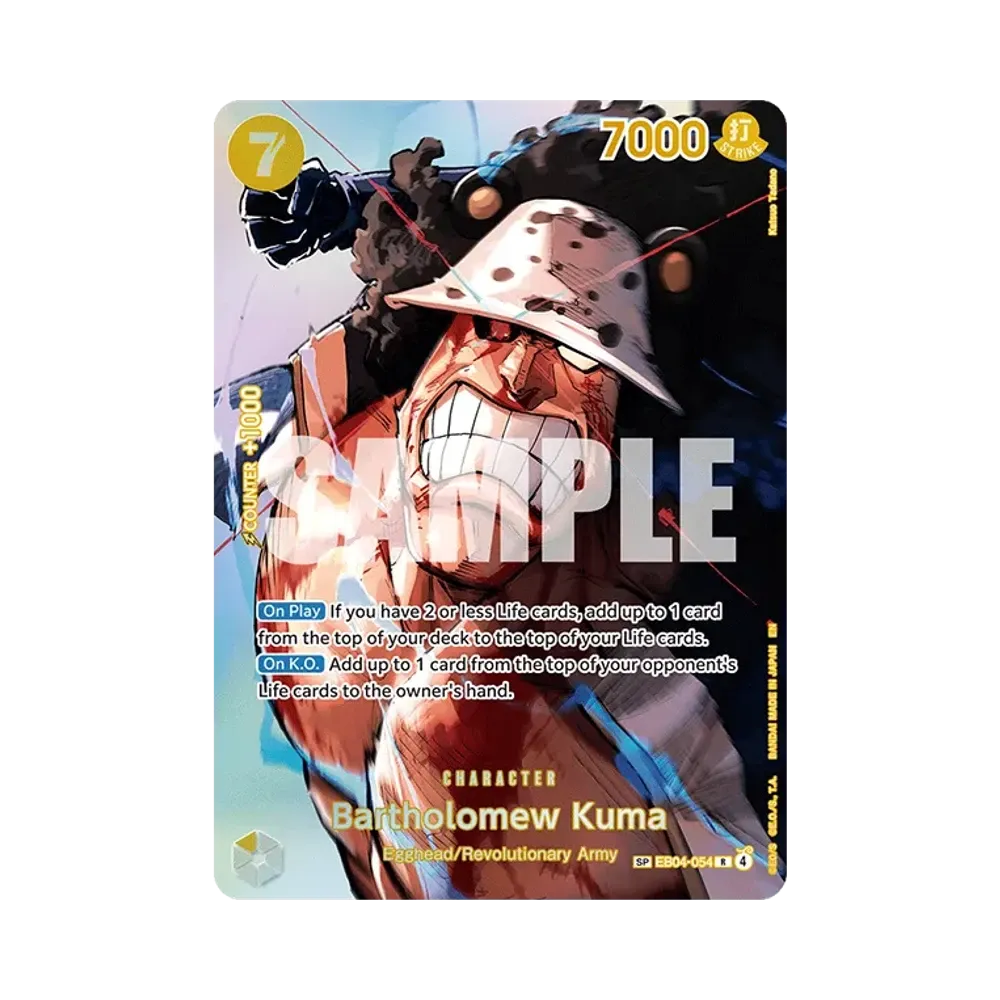Bartholomew Kuma R-SPC [EB04-054][EN](Booster Pack "THE TIME OF BATTLE")