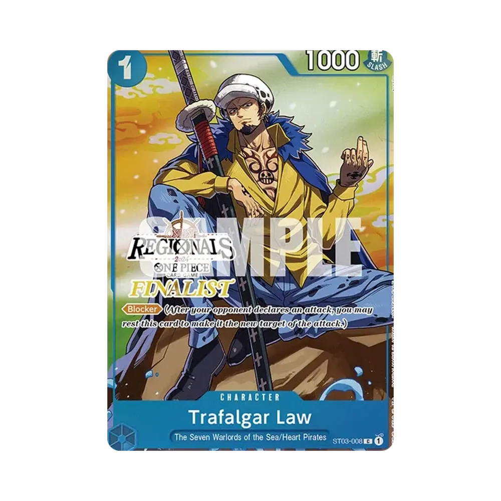 Trafalgar Law C [ST03-008] [EN](Promotional Card "Online Regional Finalist Card Set 2024 Vol.2")