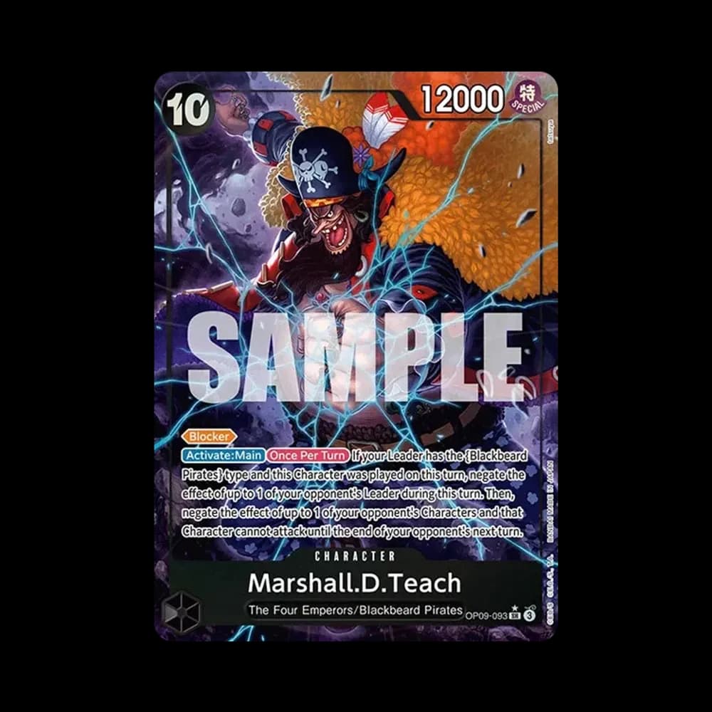 Marshall.D.Teach SR-P [OP09-093] [EN](Booster Pack "Emperors in the New World")