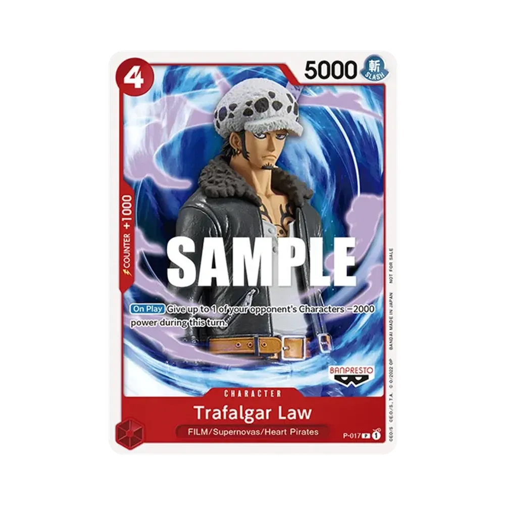 Trafalgar Law P [P-017] [EN](Promotional Card "FILM RED Promotion Card Set")