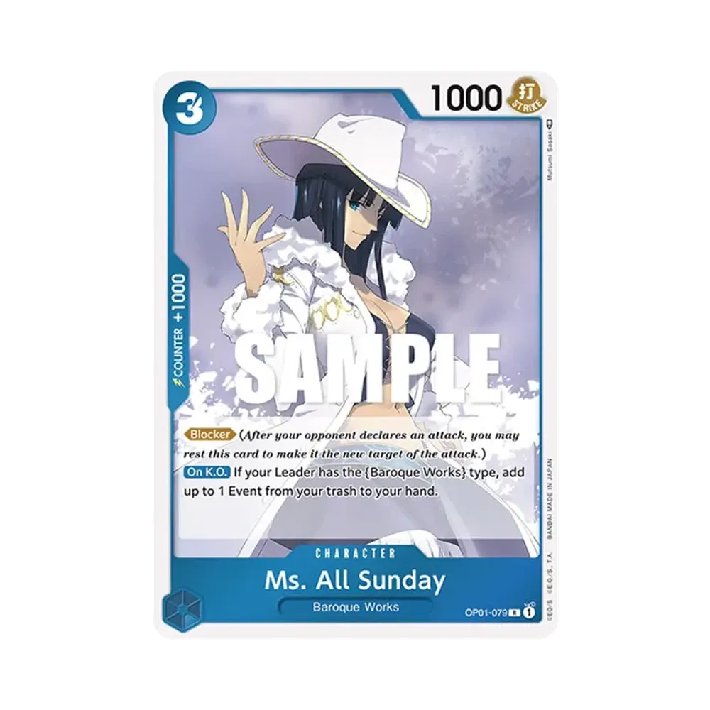 Ms. All Sunday R [OP01-079] [EN](Booster Pack "ROMANCE DAWN")