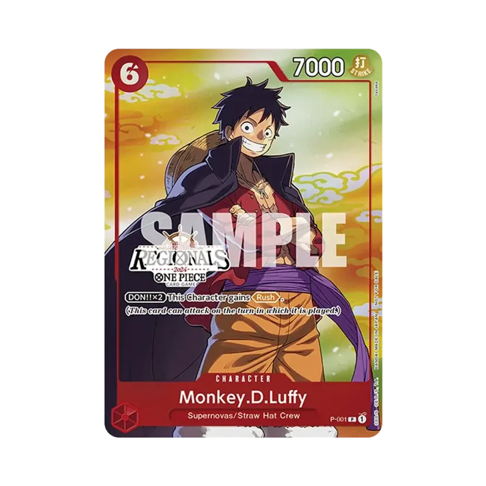 Monkey.D.Luffy P [P-001] [EN](Promotional Card "Offline Regional Participations Pack 2024 Vol. 2")