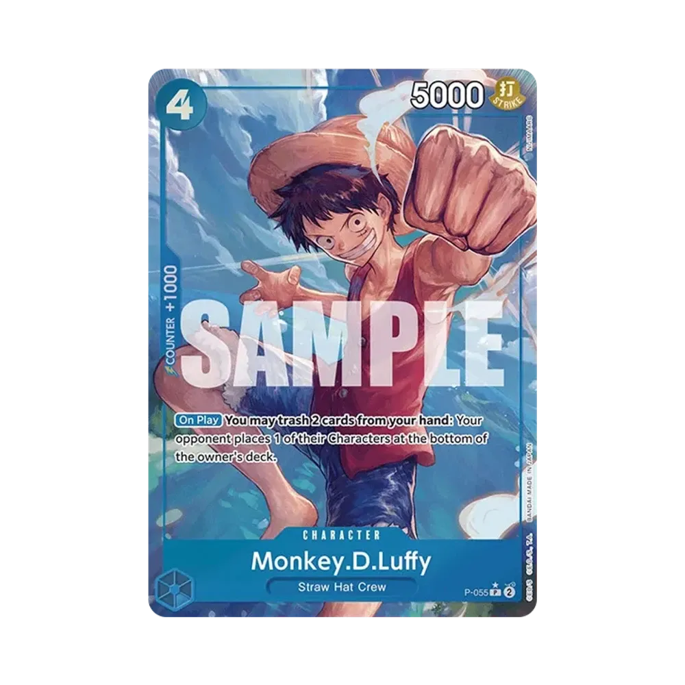 Monkey.D.Luffy P :Full Art [P-055] [EN](Premium Booster "ONE PIECE CARD THE BEST")