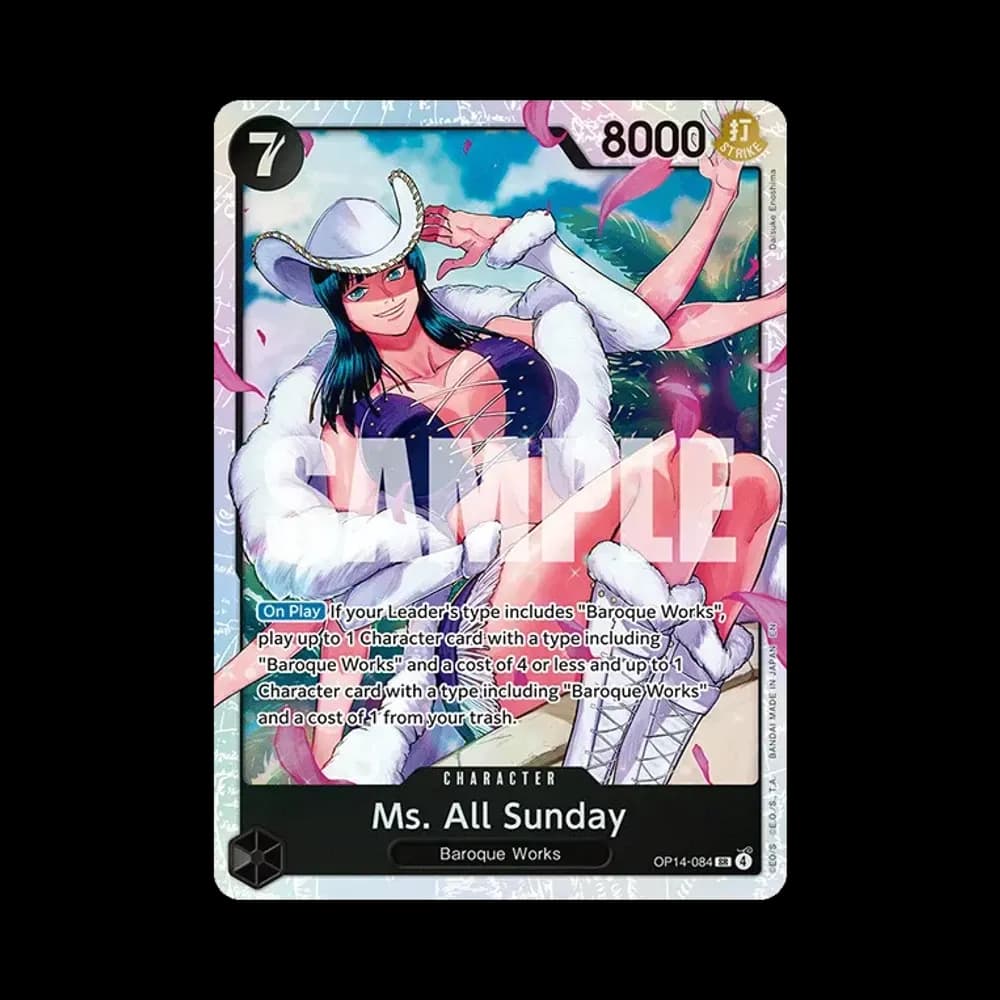 Ms. All Sunday SR [OP14-084] [EN] (Booster Pack "THE AZURE SEA'S SEVEN")
