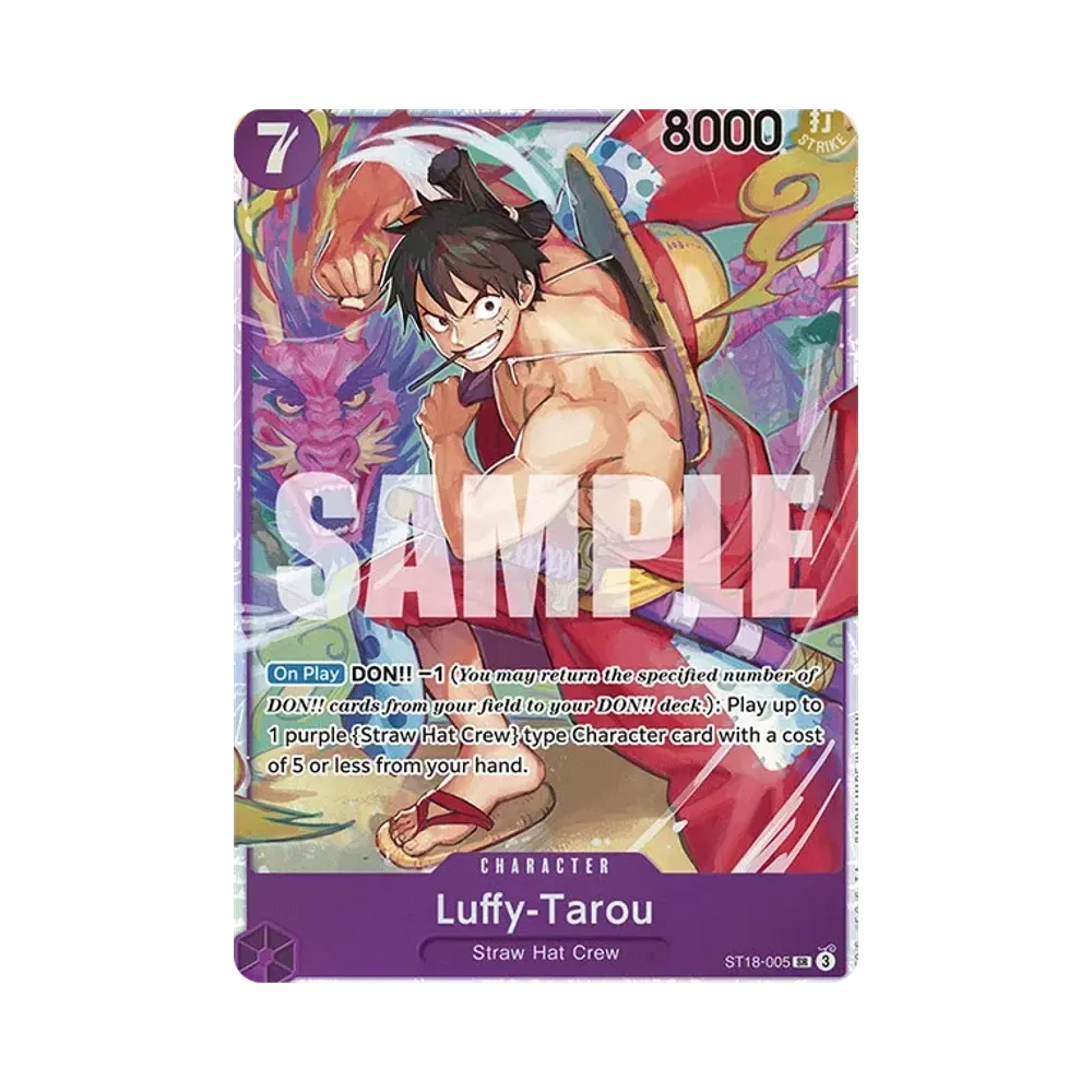 Luffy-Tarou SR [ST18-005] [EN](Start Deck "PURPLE Monkey.D.Luffy")
