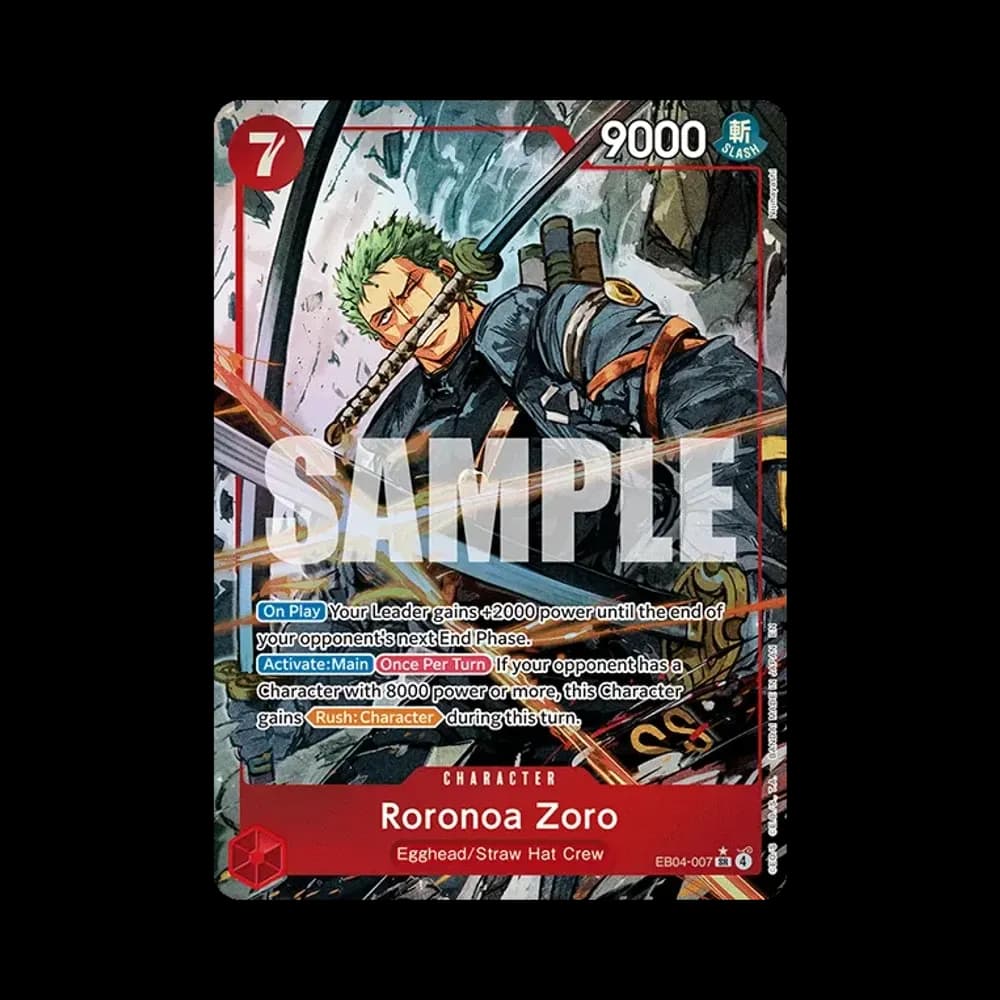 Roronoa Zoro SR-P [EB04-007][EN](Booster Pack "ADVENTURE ON KAMI’S ISLAND")