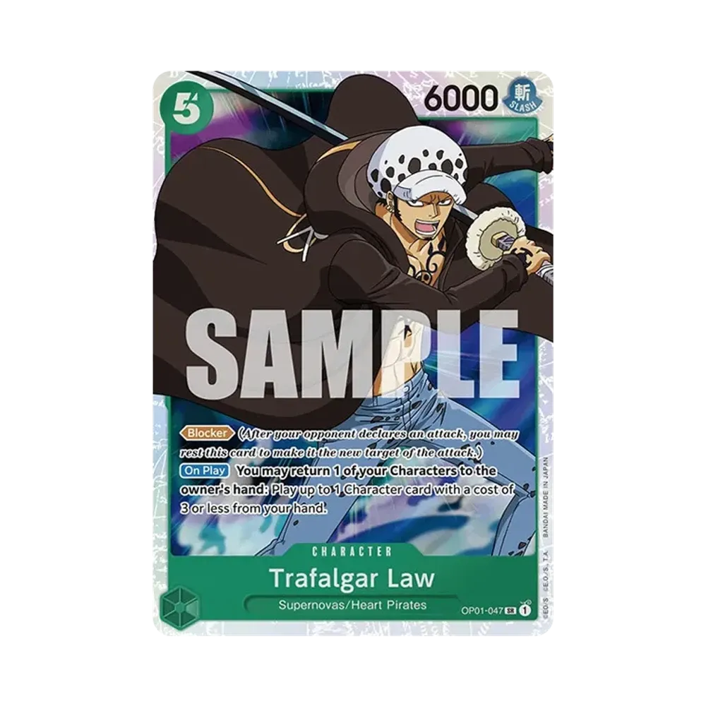 Trafalgar Law SR [OP01-047] [EN](Premium Booster "ONE PIECE CARD THE BEST")