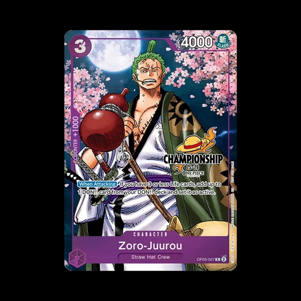 Zoro-Juurou R [OP05-067] [EN](Promotional Card "CS 25-26 Event Pack Finalist Ver.")