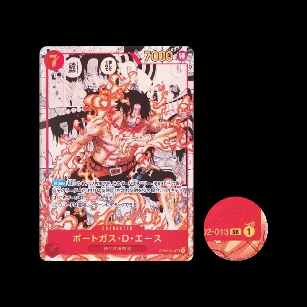 Portgas.D.Ace SR-SP (Comic Parallel) [OP02-013](Booster Pack "Paramount War")