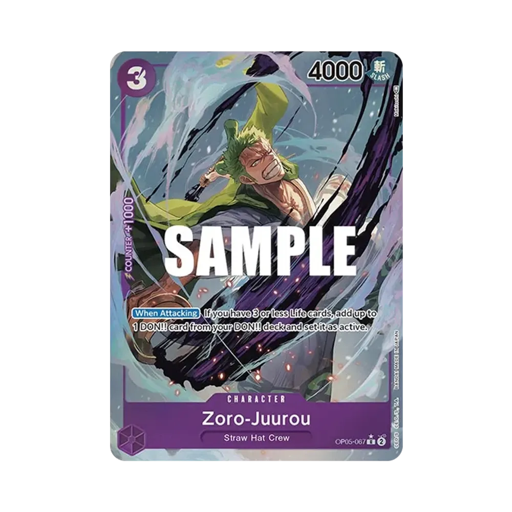 Zoro-Juurou R-P [OP05-067] [EN](Booster Pack "Awakening Of The New Era")