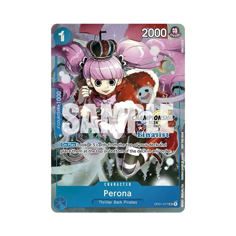 Perona UC [OP01-077] [EN](Promotional Card "Championship 2024 Finalist Card Set")