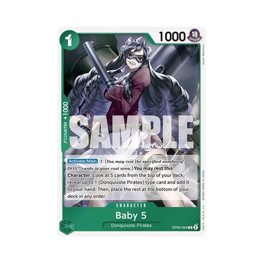 Baby 5 R [OP05-034] [EN](Premium Booster "ONE PIECE CARD THE BEST")