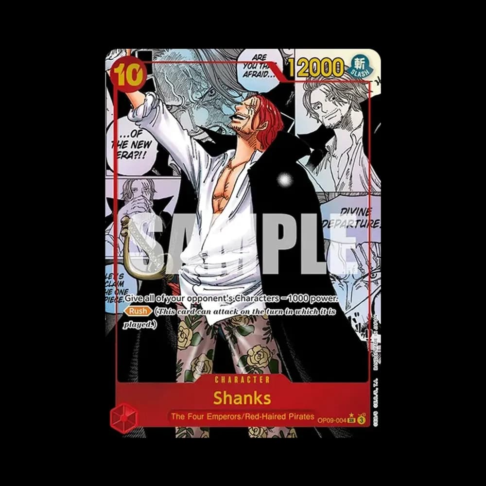 Shanks SR-SP (Comic Parallel) [OP09-004] [EN](Booster Pack "Emperors in the New World")
