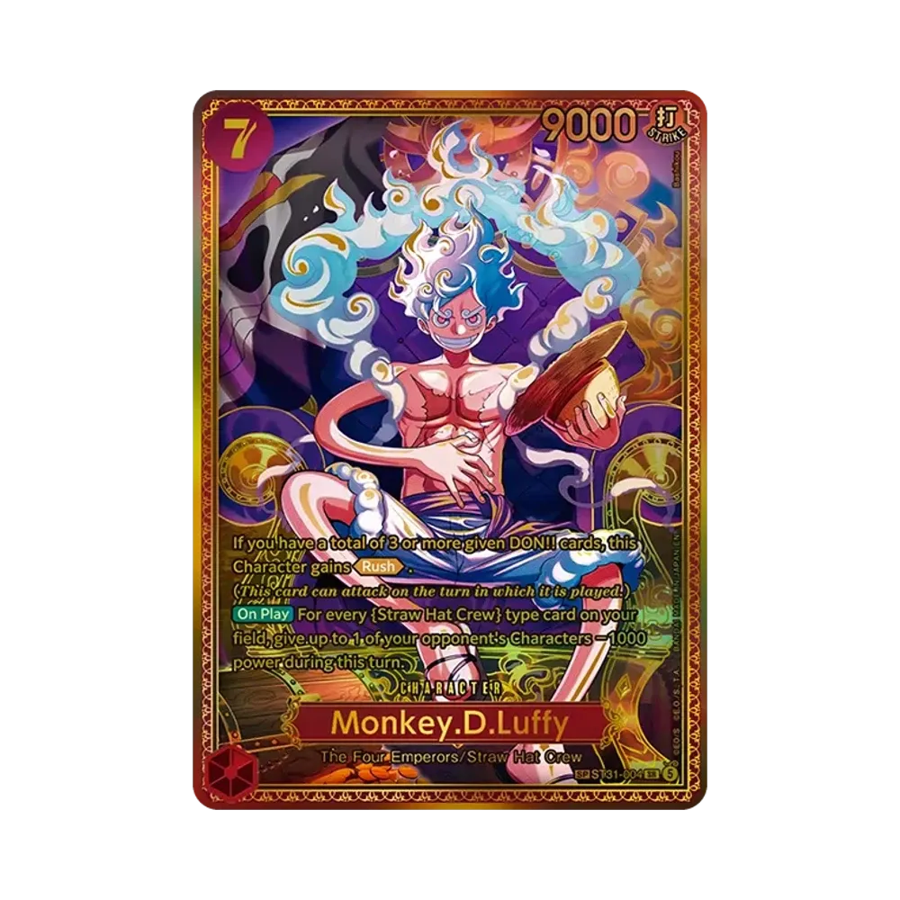 Monkey.D.Luffy SR-SPC :New Four Emperors Special Card [ST31-004][EN](Booster Pack "THE WORLD’S STRONGEST WARRIORS")
