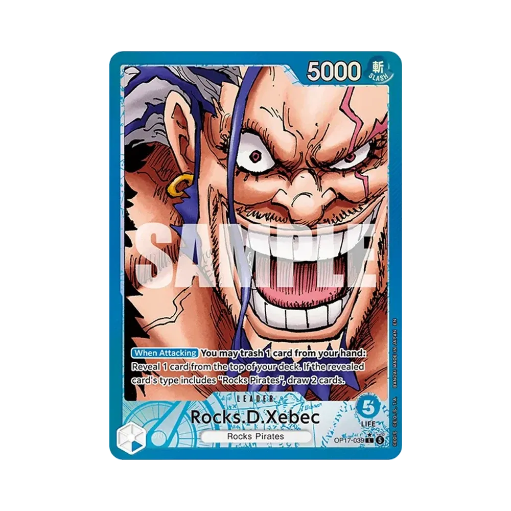 Rocks D. Xebec L-P [OP17-039][EN](Booster Pack "THE WORLD’S STRONGEST WARRIORS")
